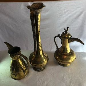 Brass pitchers